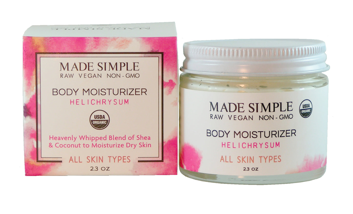 Helichrysum Moisturizer - Certified Organic, Vegan & Cruelty-free