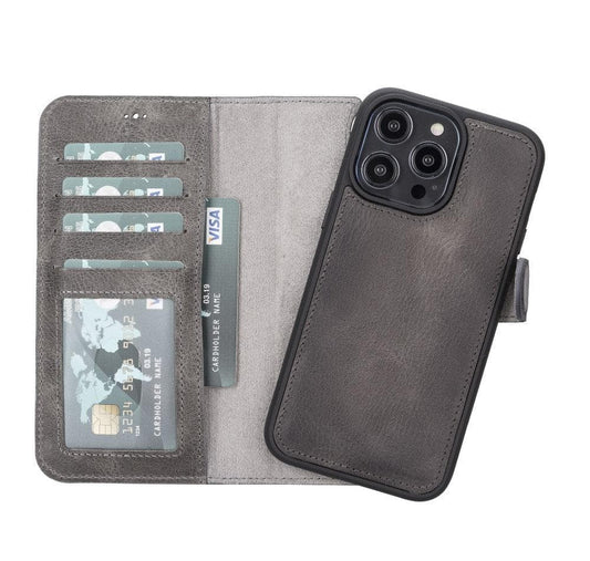 Casper iPhone 12 Series Detachable Leather Wallet Case-11