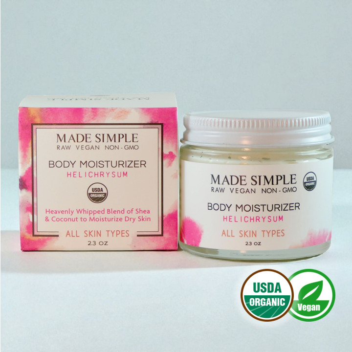 Helichrysum Moisturizer - Certified Organic, Vegan & Cruelty-free